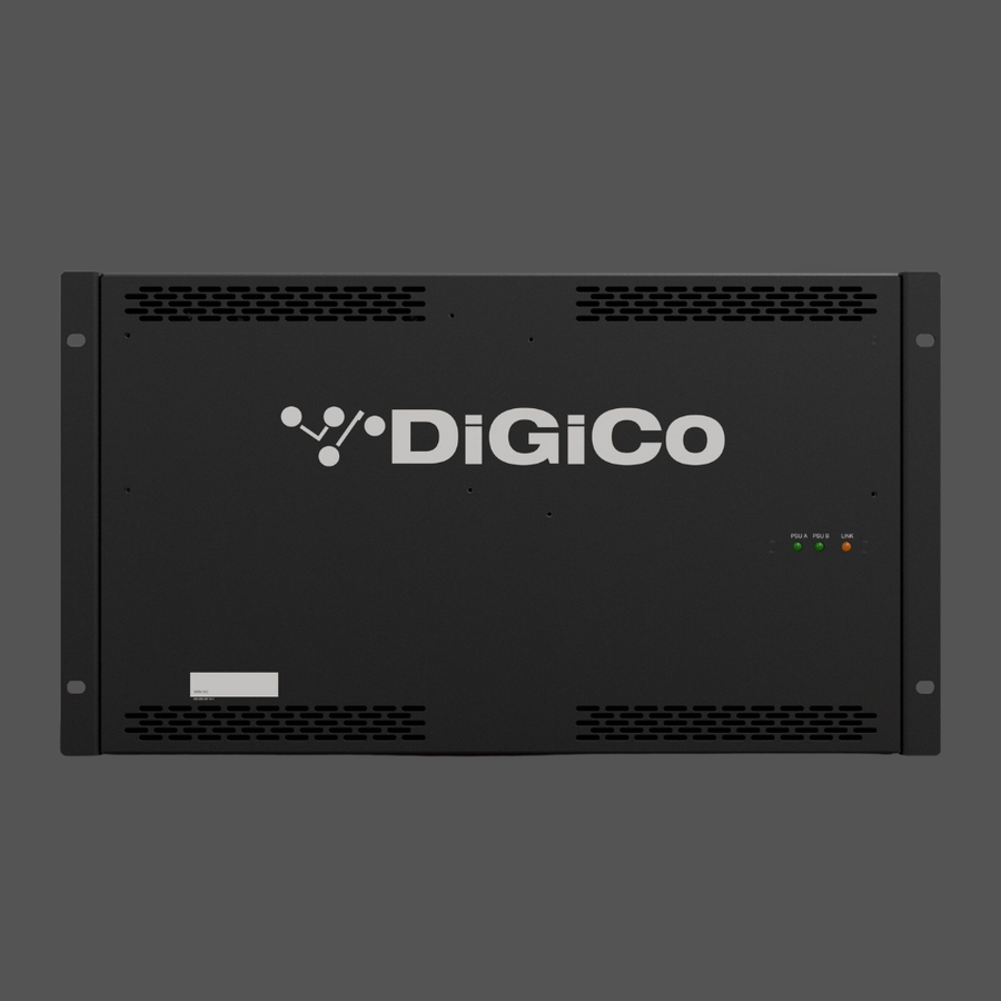 DiGiCo DQ-Rack Dante I/O