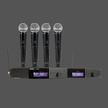 Shure SLXD4Q+ Quad Wireless SM58 Handheld System - G57 Band