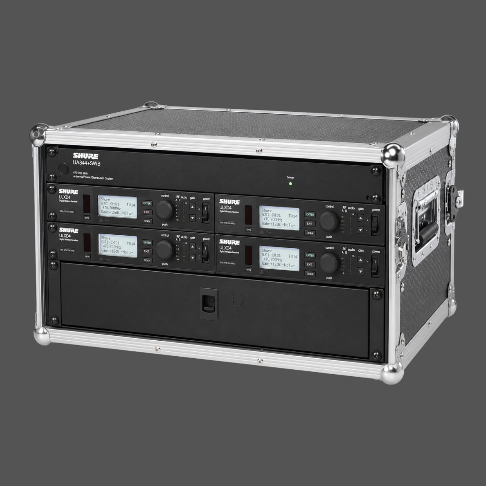 Shure ULX-D 4-Channel Wireless Microphone Package