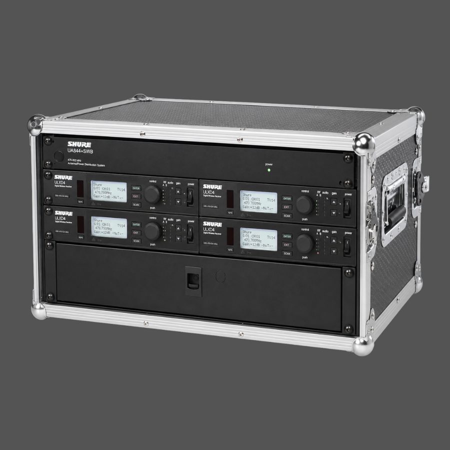 Shure ULX-D 4-Channel Wireless Microphone Package