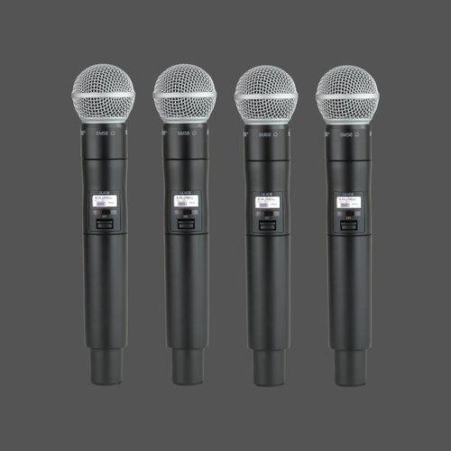 Shure ULX-D 4-Channel Wireless Microphone Package