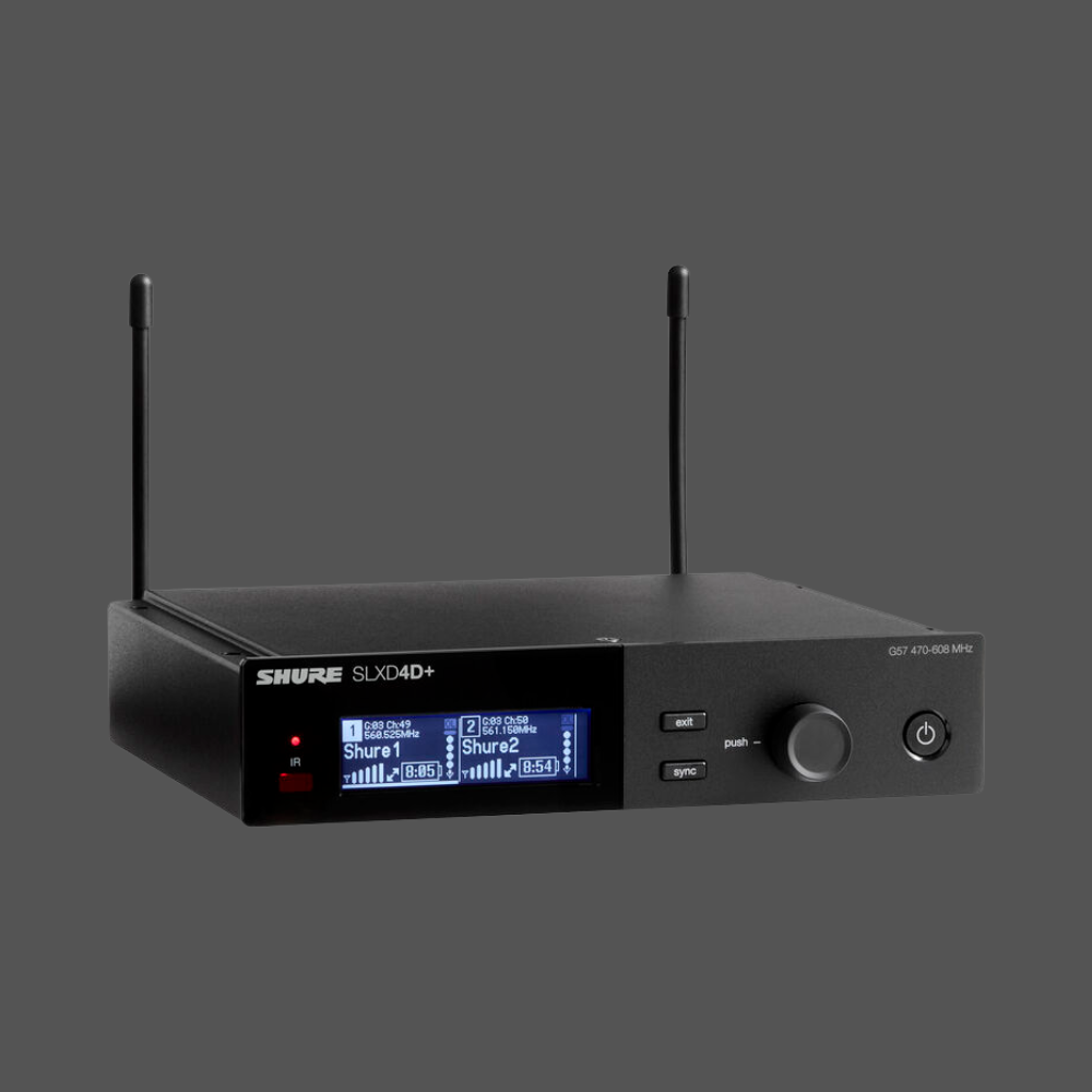 Shure SLXD24D+ Dual Wireless SM58 Handheld System - G57 Band