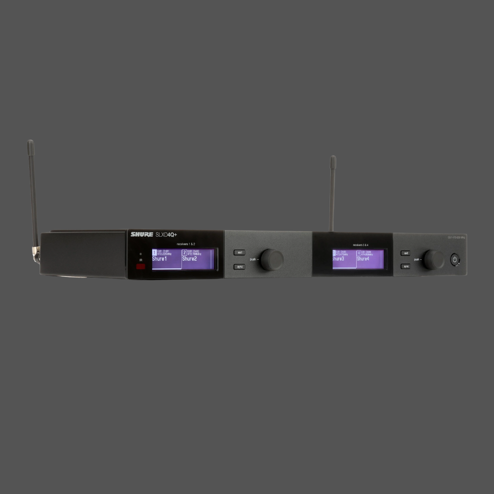 Shure SLXD4Q+ Quad Wireless SM58 Handheld System - G57 Band