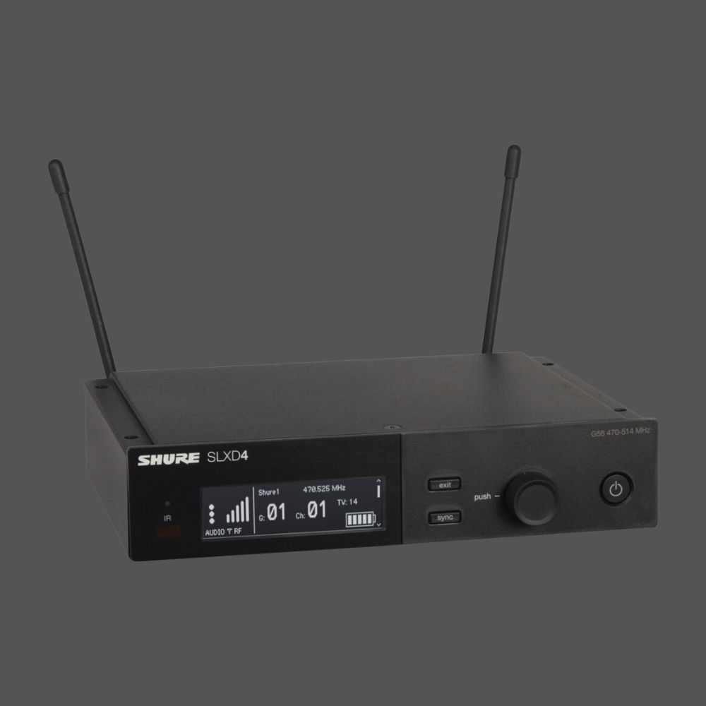 Shure SLXD4 Wireless SM58 Handheld / Bodypack System - G58 Band