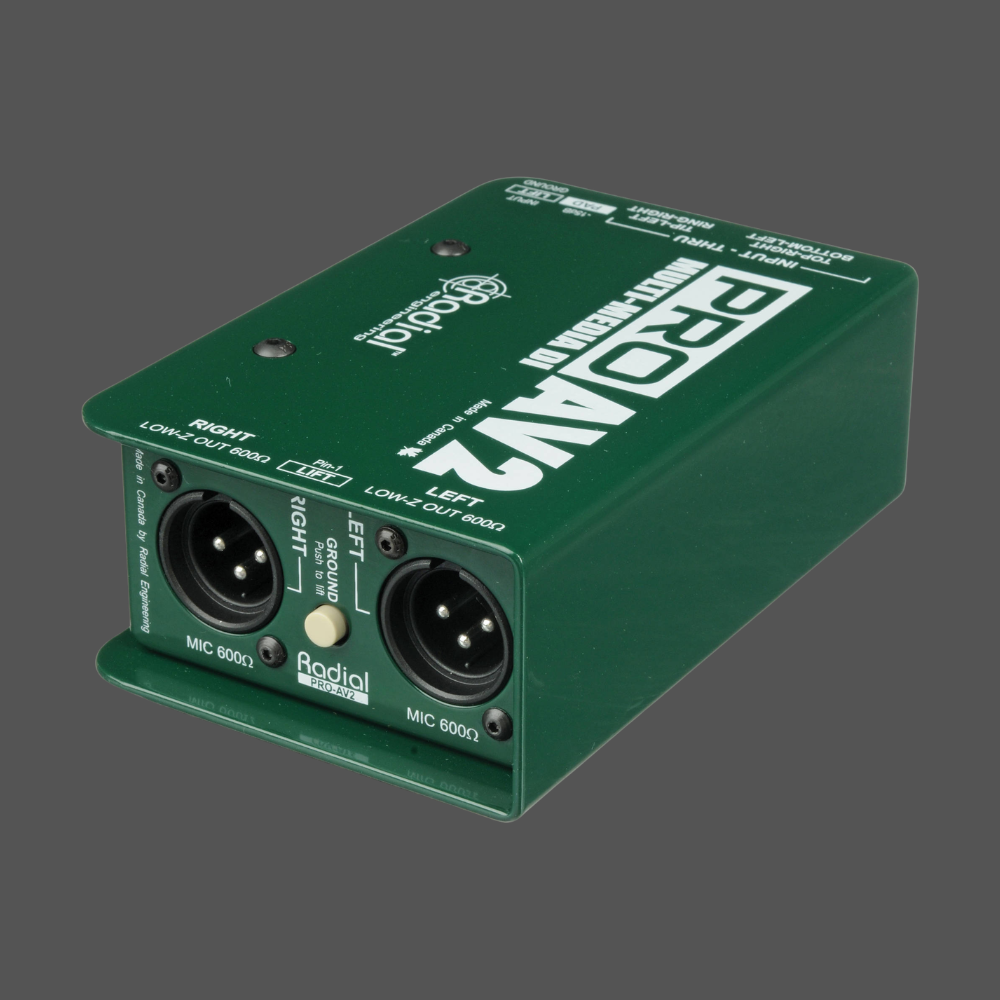 Radial Engineering ProAV2 Passive Stereo Multimedia Direct Box