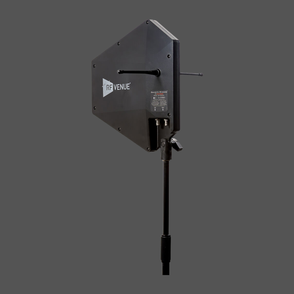 RF Venue Diversity Fin IPX Antenna (Black, 470 to 928 MHz)
