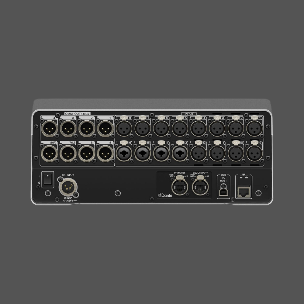 Yamaha DM3-D 22-Channel Digital Mixing Console with Dante & SKB Hard Case