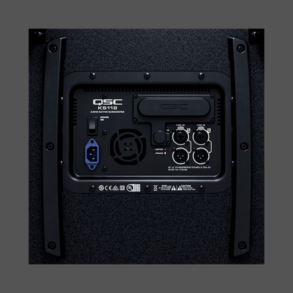 QSC KS118 18" 3600W Active Subwoofer