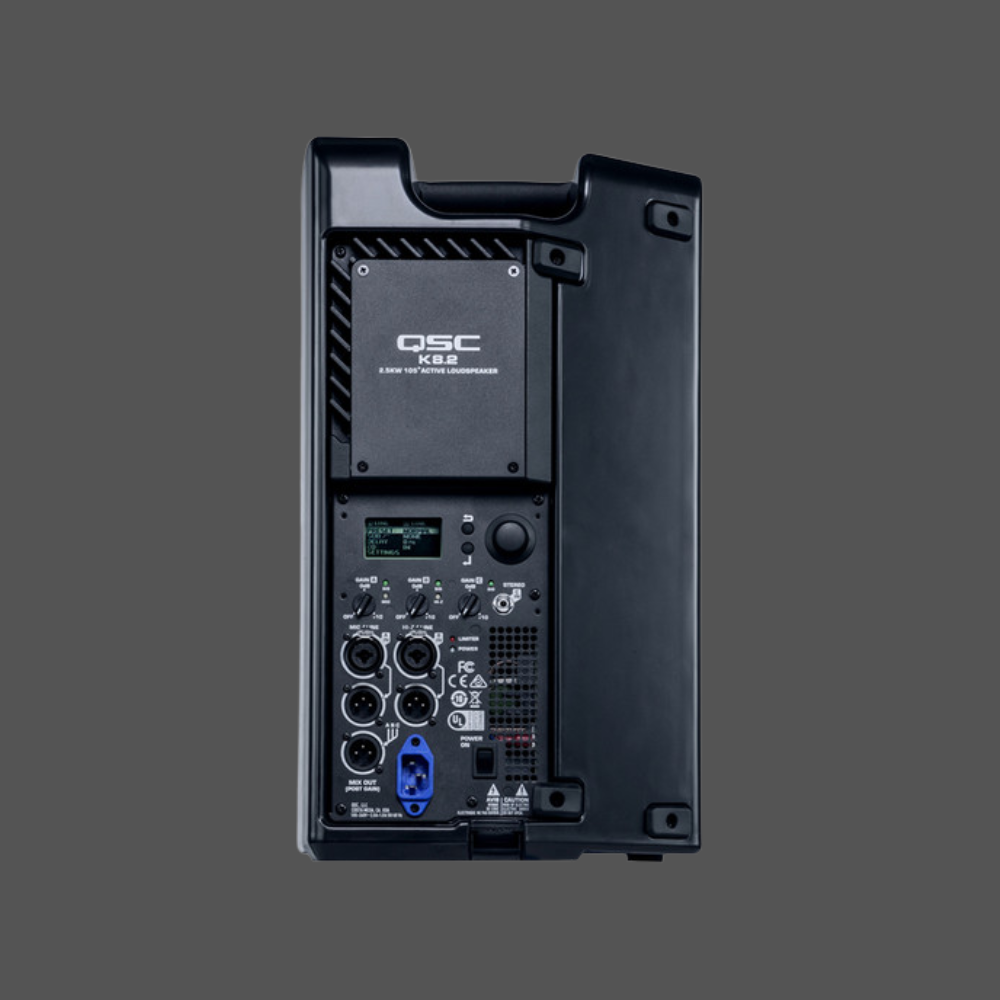 QSC K8.2 Two-Way 8" 2000W Powered Portable PA Speaker (Pair)