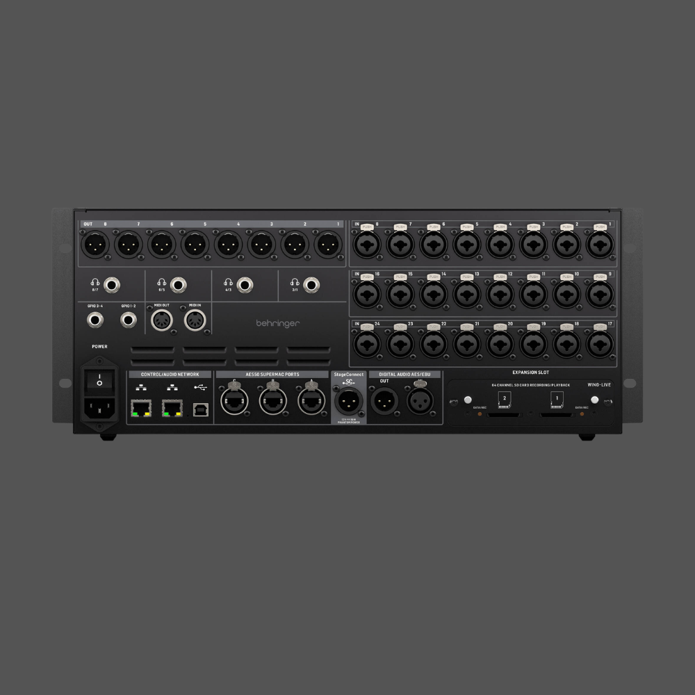 Behringer WING RACK 48-Channel / 28-Bus Full-Stereo Digital Mixing Console