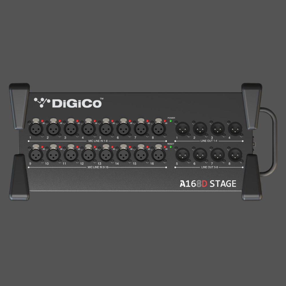 DiGiCo A168D Dante Stage Box