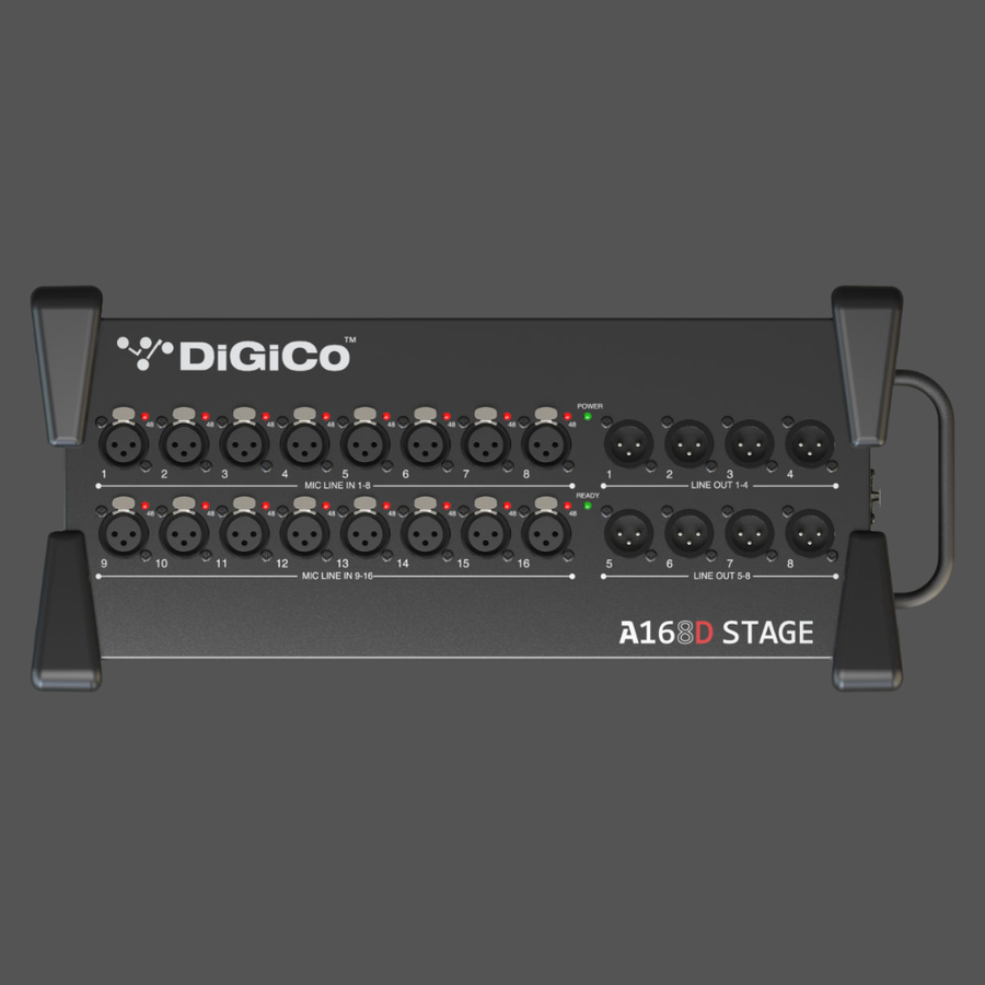DiGiCo A168D Dante Stage Box