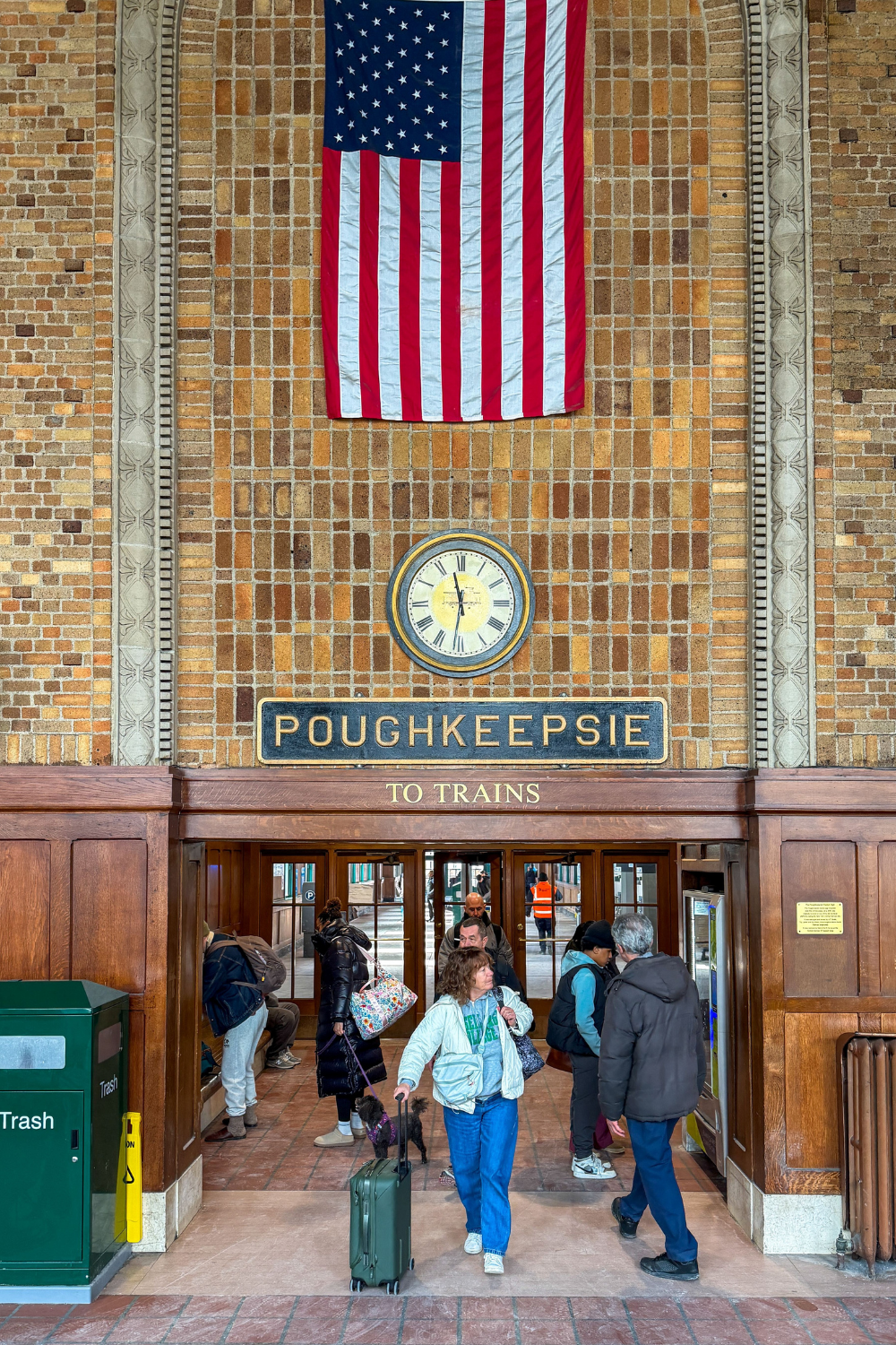 Public facility with large integrated digital display