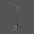K&M 259 Low Tripod Microphone Stand with Boom Arm