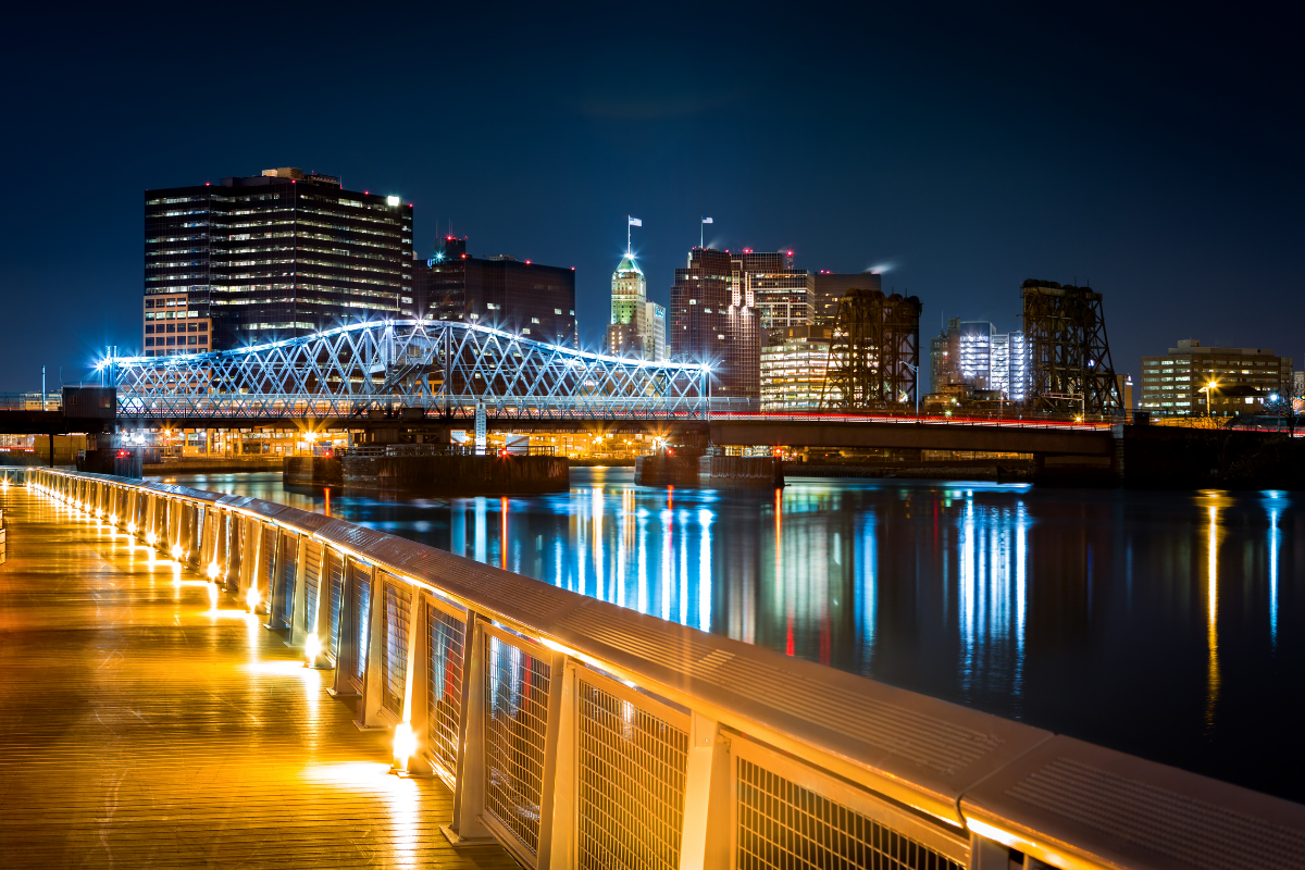 New Jersey waterfront skyline